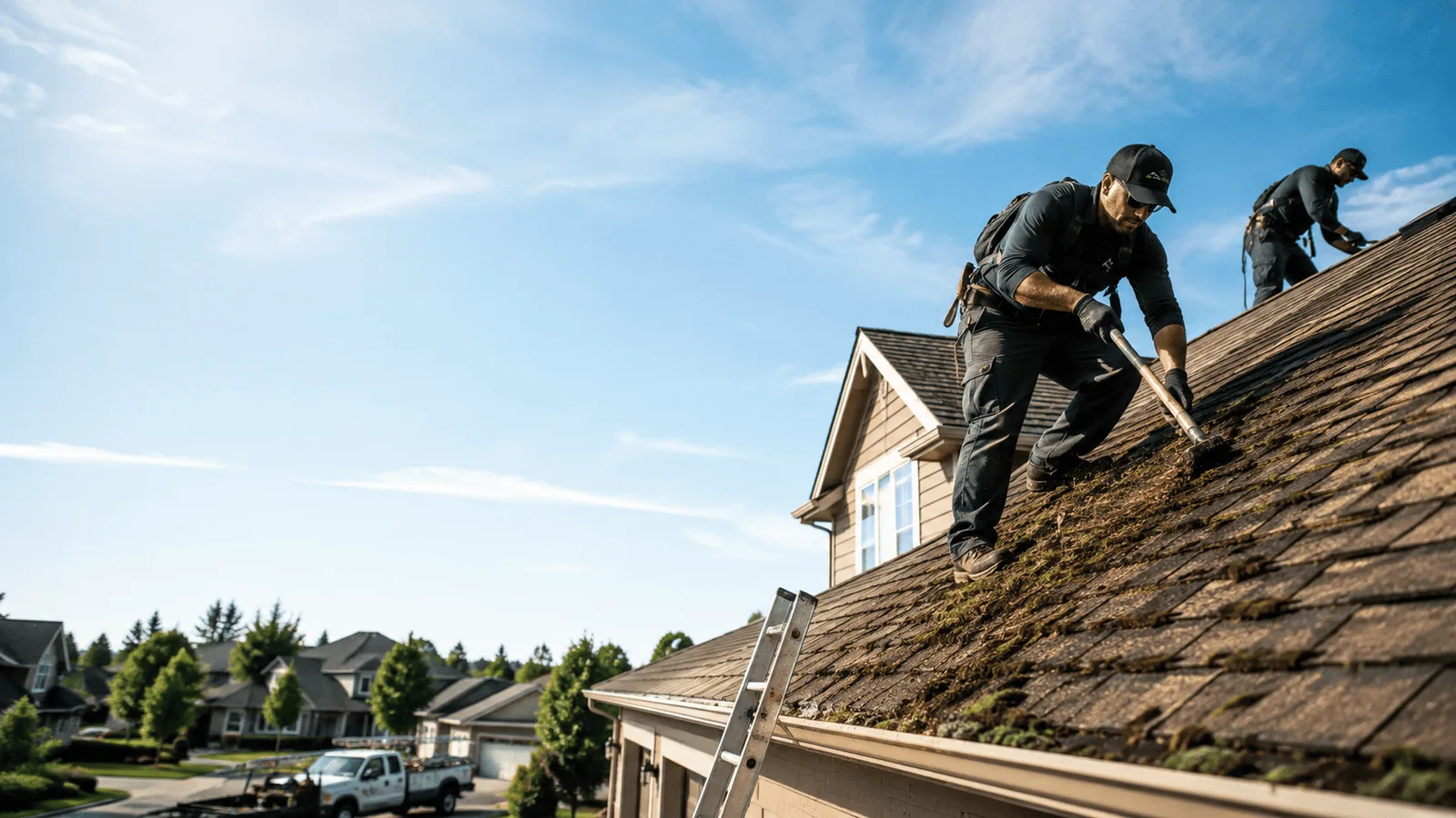Roof Moss Removal in Poneto, IN near me